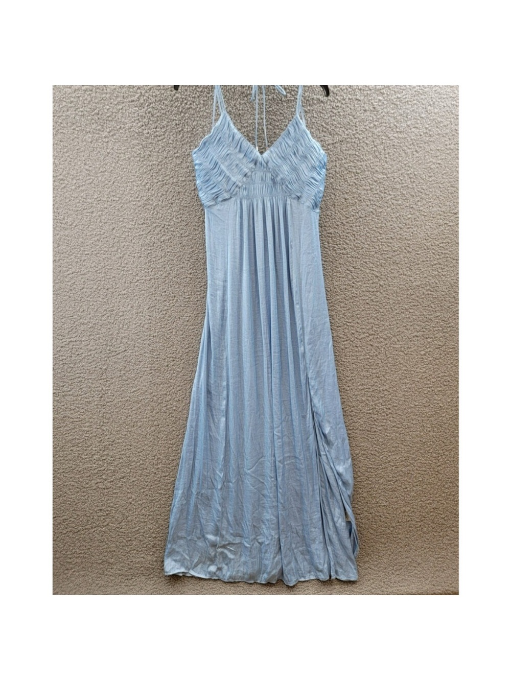 NWT Steve Madden Brianna Light Blue Maxi Dress